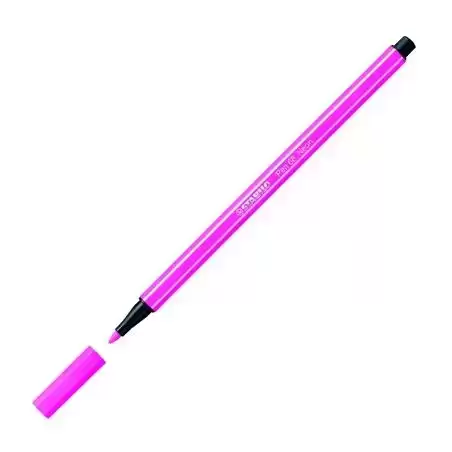 68/056 STABILO ROTULADOR PEN 68 ROSA FLUORESCENTE CAJA 10 UD