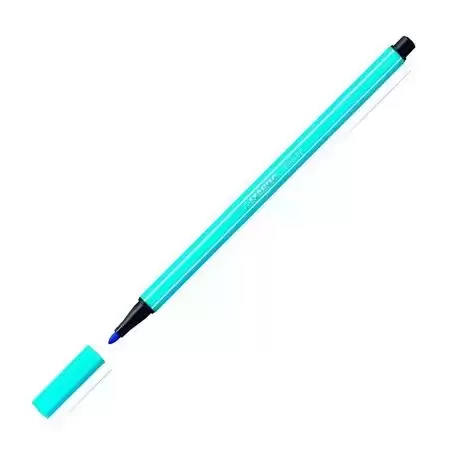 68/57 STABILO ROTULADOR PEN 68 AZUL CELESTE CAJA 10 UD