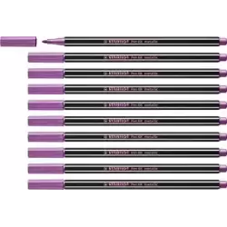 68/856 STABILO ROTULADOR PEN 68 METALLIC ROSA METÁLICO CAJA 10 UD