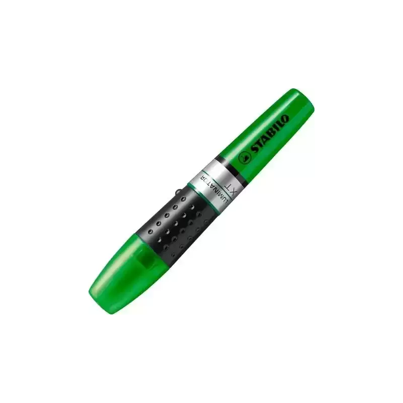 71/33 STABILO MARCADOR FLUORESCENTE LUMINATOR VERDE CAJA 5 UD