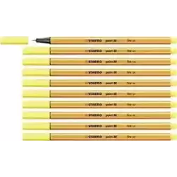 88/24 STABILO ROTULADOR POINT 88 AMARILLO LIMÓN CAJA 10 UD