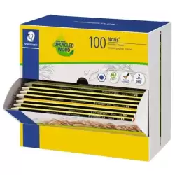 120HBCA1 P STAEDTLER LÁPIZ DE GRAFITO NORIS 120-2 HB CAJA DISPENSADOR 100 UD