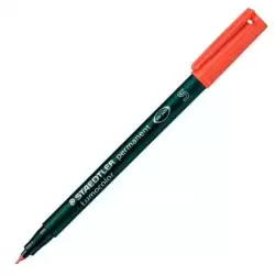 313-2 STAEDTLER ROTULADOR PERMANENTE LUMOCOLOR 313-2 S ROJO