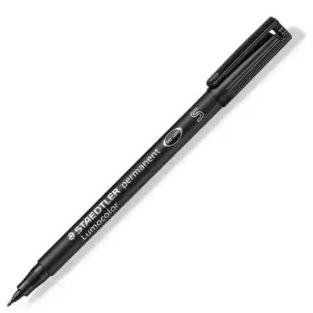 313-9 STAEDTLER ROTULADOR PERMANENTE LUMOCOLOR 313-9 S NEGRO