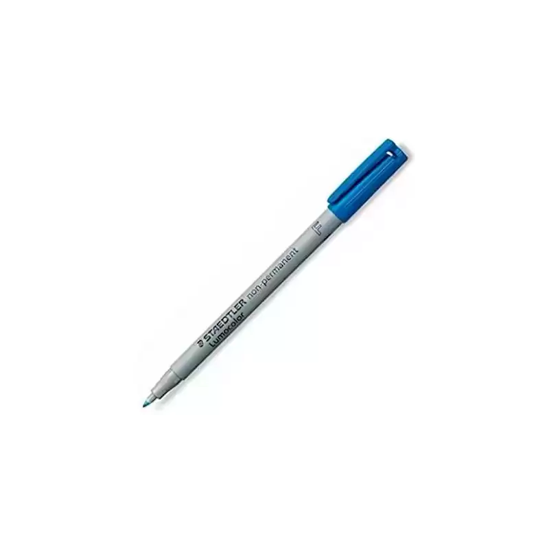 316-3 STAEDTLER ROTULADOR NO PERMANENTE LUMOCOLOR 316 F AZUL
