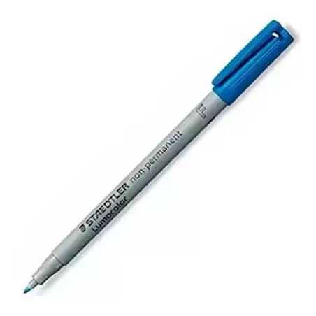 316-3 STAEDTLER ROTULADOR NO PERMANENTE LUMOCOLOR 316 F AZUL