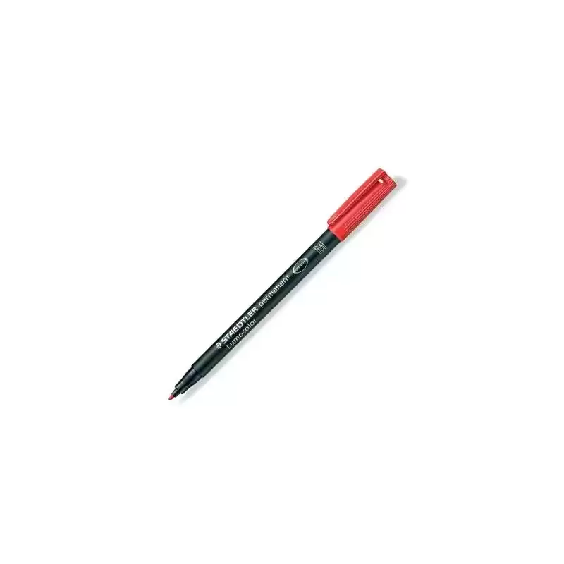 317-2 STAEDTLER ROTULADOR PERMANENTE LUMOCOLOR 317-2 M ROJO