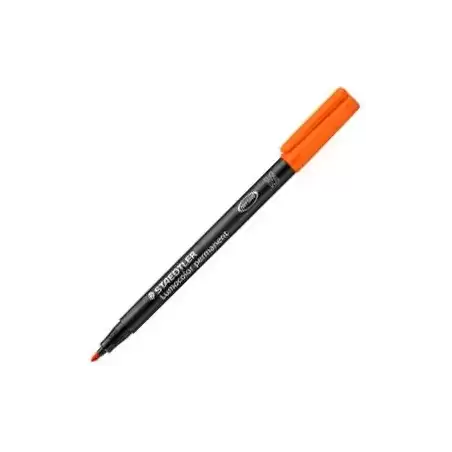 317-4 STAEDTLER ROTULADOR PERMANENTE LUMOCOLOR 317 M NARANJA