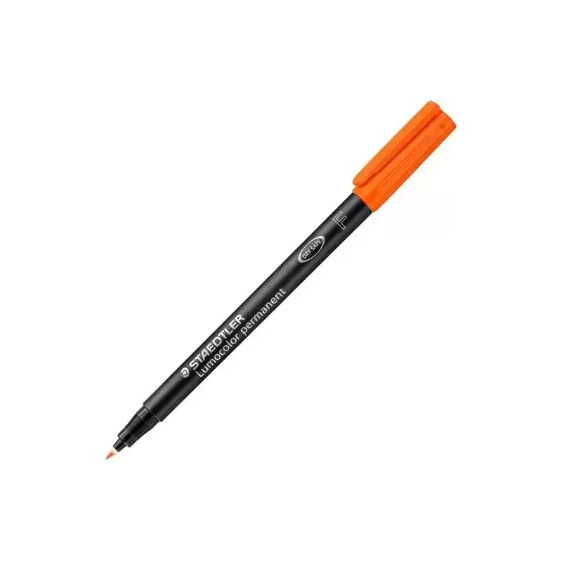 318-4 STAEDTLER ROTULADOR PERMANENTE LUMOCOLOR 318 F NARANJA