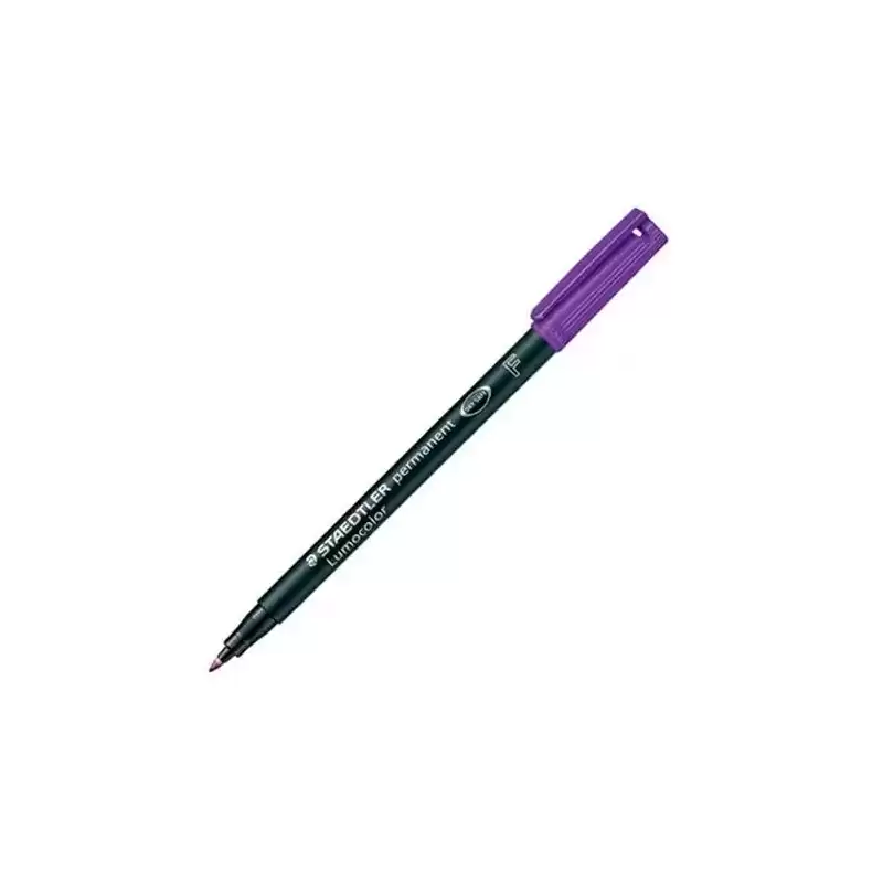 318-6 STAEDTLER ROTULADOR PERMANENTE LUMOCOLOR 318 F VIOLETA