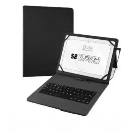 SUB-KT1-USB001 SUBBLIM FUNDA UNIVERSAL TABLET10.1" A 11" NEGRA