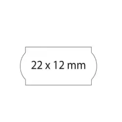 025101 SWING ETIQUETAS ADHESIVAS PERMANENTE OPEN PARA PRECIOS 22X12MM ROLLO 1500 BLANCO