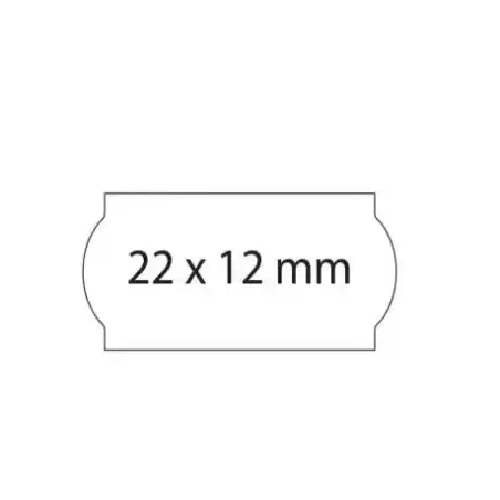 025101 SWING ETIQUETAS ADHESIVAS PERMANENTE OPEN PARA PRECIOS 22X12MM ROLLO 1500 BLANCO