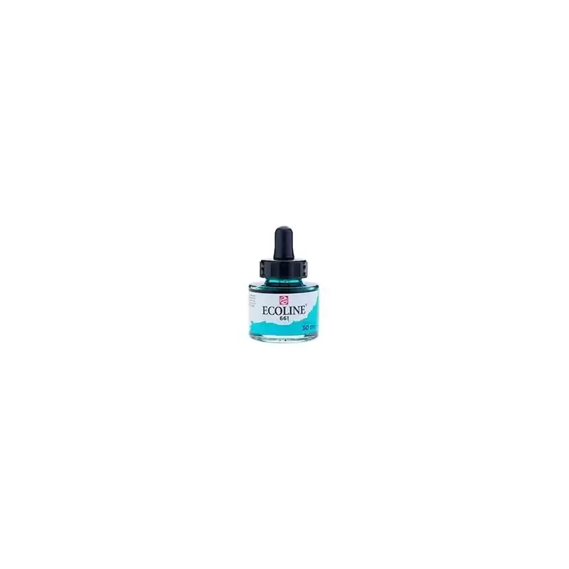 11256611 TALENS ECOLINE ACUARELA LIQUIDA 30ML VERDE TURQUESA