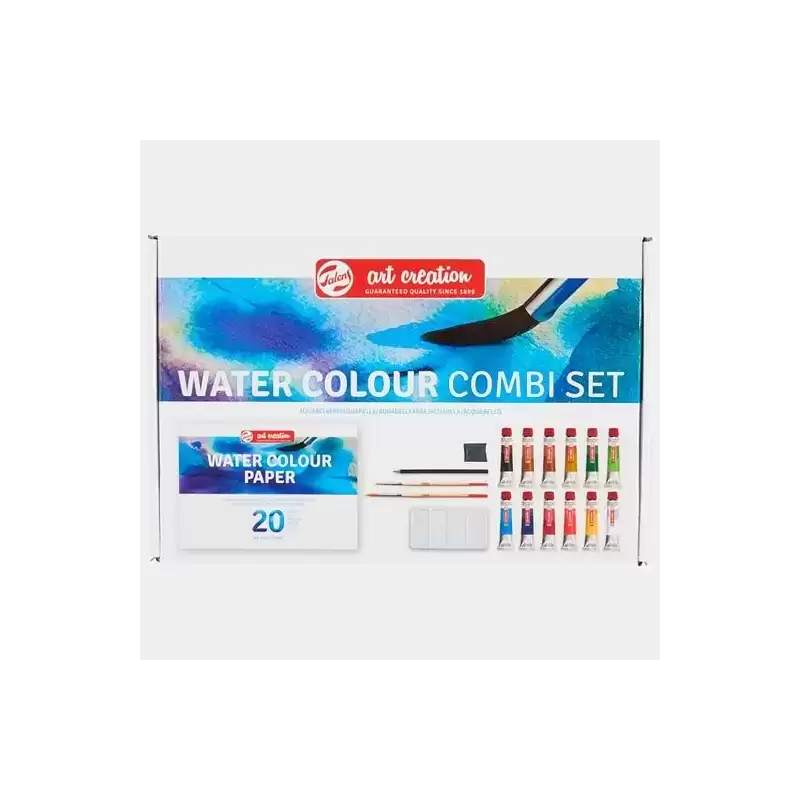 9012013M TALENS ART CREATION SET ACUARELA COMBI 12 TUBOS X 12ML COLORES SURTIDOS