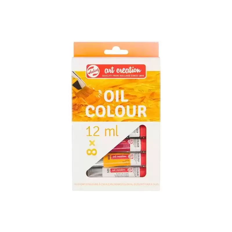 9020108M TALENS ART CREATION SET ÓLEO TUBO 12ML SURTIDO ESTUCHE 8 UD