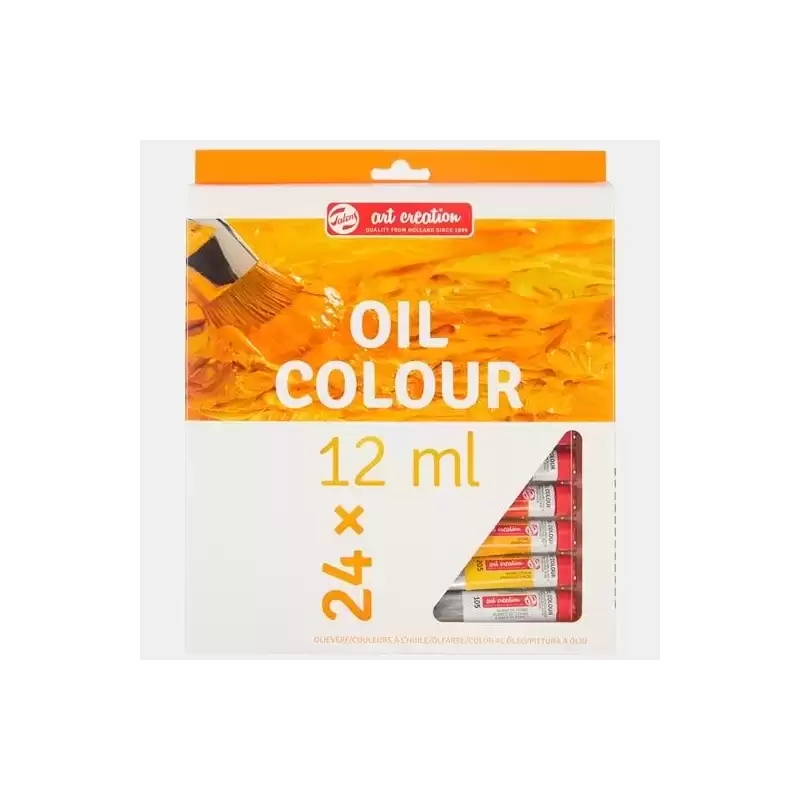 9020124M TALENS ART CREATION SET ÓLEO 24 TUBOS X 12ML COLORES SURTIDOS