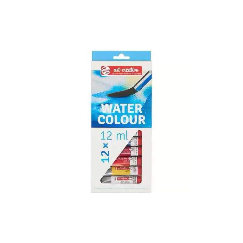 9022012M TALENS ART CREATION SET DE ACUARELAS TUBO 12ML C/SURTIDOS ESTUCHE 12 UD