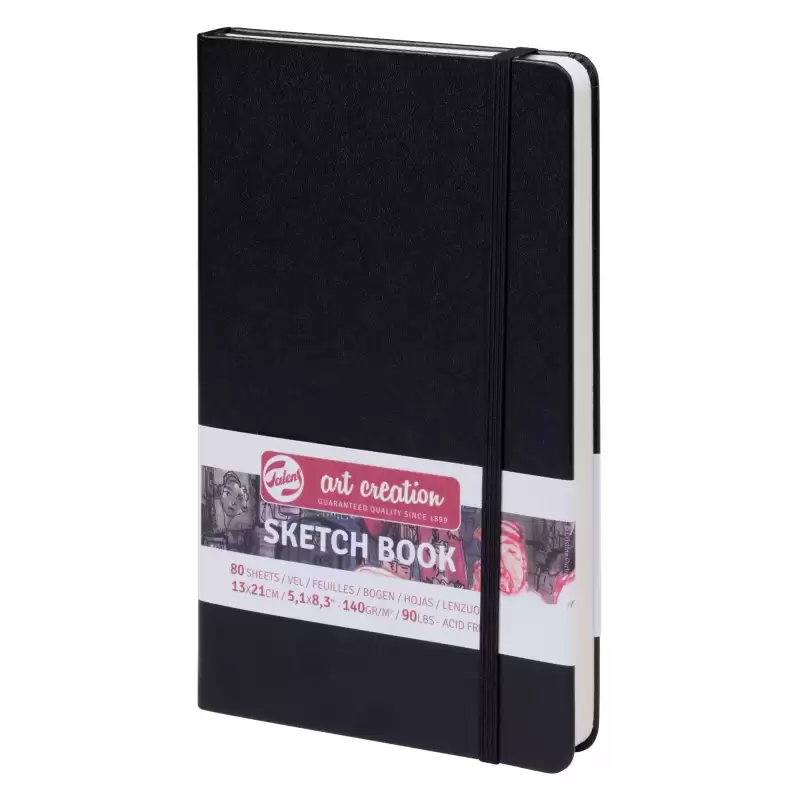 9314002M TALENS ARTS CREATION CUADERNO BOCETOS 13X21CM 80H 140GR NEGRO