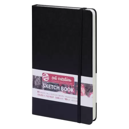 9314002M TALENS ARTS CREATION CUADERNO BOCETOS 13X21CM 80H 140GR NEGRO