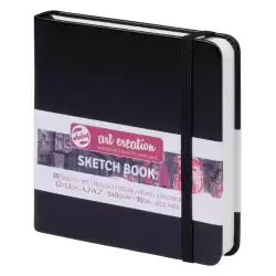 9314004M TALENS ARTS CREATION CUADERNO BOCETOS 12X12CM 80H 140GR NEGRO