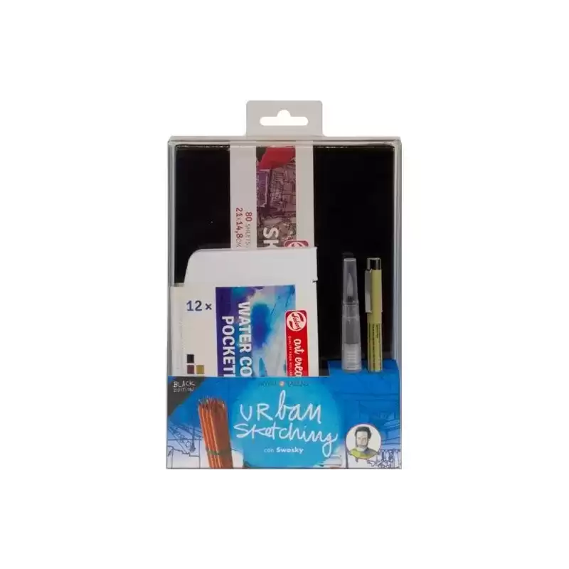 PO200010 TALENS SET URBAN SKETCHING NEGRO