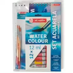 PO200042 TALENS ART CREATION SET ACUARELA 12 TUBOS X 12ML COLORES SURTIDOS