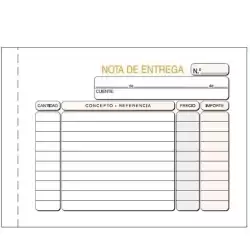 T-54 TALONARIO ENTREGAS OCTAVO APAISADO TRIPLICADO AUTOCOPIA