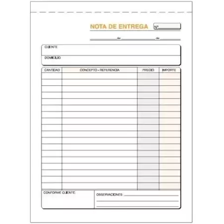 T-57 TALONARIO ENTREGAS CUARTO NATURAL