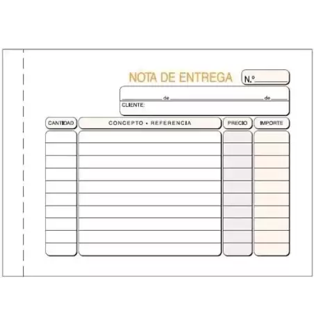 T-79/C TALONARIO ENTREGAS OCTAVO APAISADO DUPLICADO AUTOCOPIA CATALAN