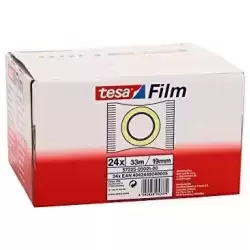 57225-00001-01 TESA FILM CINTA ADHESIVA TRANSPARENTE STANDARD FLOWPACK ROLLO 19MM X 33M