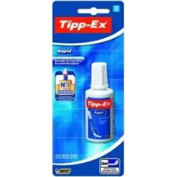 8871592 TIPP-EX CORRECTOR LÍQUIDO RAPID BOTE 20ML 1 UD BLÍSTER