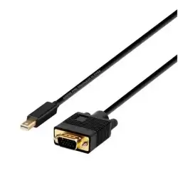 A125-0362 AISENS CABLE CONVERSOR MINI DISPLAYPORT A VGA DP/M - VGA/M NEGRO 2