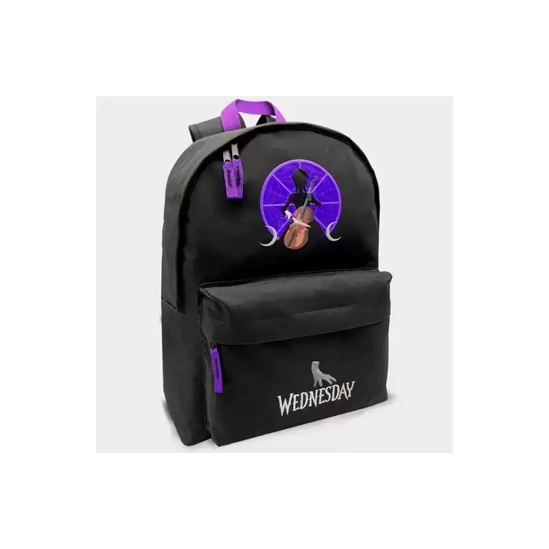 T433-995 TOYBAGS MOCHILA AMERICANO WEDNESDAY MIERCOLES ADDAMS COMPARTIMENTO PORTALAPTOP