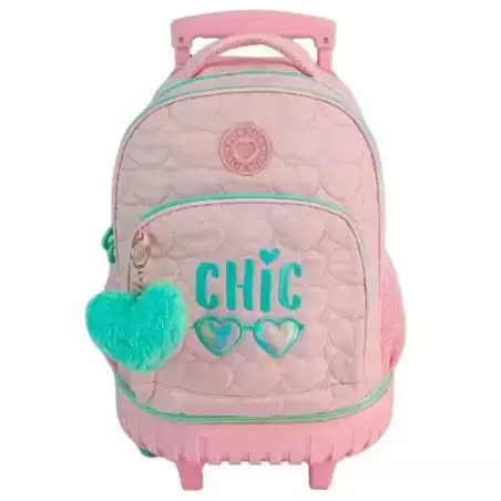 T911-1056 TOYBAGS TROLLEY FIJO BLIN BLIN CHIC COMPACTO DOBLE CUERPO GRAN CAPACIDAD 44X34X24CM