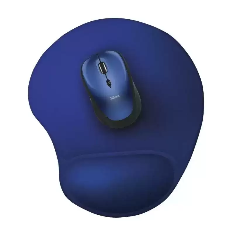 20426 TRUST BIGFOOT ALFOMBRILLA ERGONÓMICA ANTIDESLIZANTE PARA RATÓN RELLENO GEL AZUL