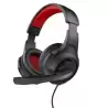24785 TRUST AURICULARES GAMING HEADSET C/ MICROFONO DIADEMA AJUSTABLE JACK 3.5.MM ROJO/NEGRO