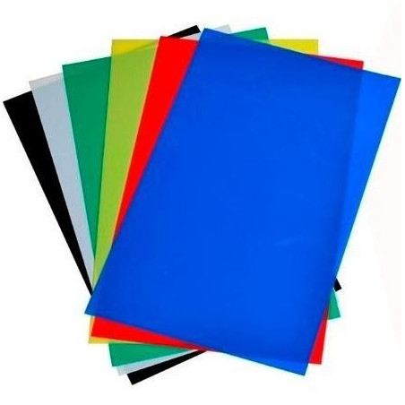 22112 DHP TAPA ENCUADERNACIÓN 450 MICRAS A4 POLIPROPILENO AZUL -PACK 100U-