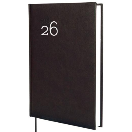 625185026 FINOCAM AGENDA DYNAMIC MILANO Y11-165X240MM 1DP TAPA DURA NEGRO 2026