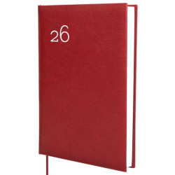 625187426 FINOCAM AGENDA DYNAMIC MILANO Y11-165X240MM 1DP TAPA DURA BURDEOS 2026