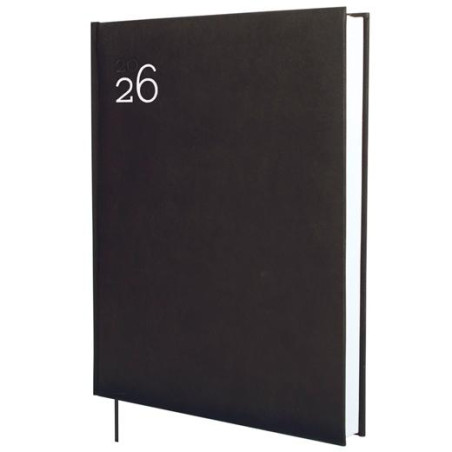 625237026 FINOCAM AGENDA DYNAMIC MILANO Y12-210X270MM 1DP TAPA DURA NEGRO 2026