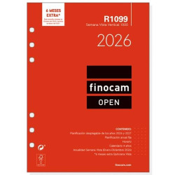 711520026 FINOCAM RECAMBIO ANUAL AGENDA DE ANILLAS OPEN R1099 1000-155X215MM SVV 2026