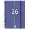 741451026 FINOCAM AGENDA ESPIRAL YEAR E10-155X212MM SVH TAPA PP AZUL 2026