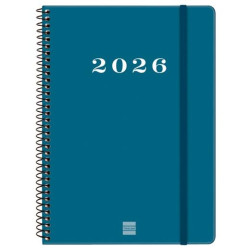 743501026 FINOCAM AGENDA ESPIRAL MY E10-155X212MM SVH TAPA DURA AZUL 2026