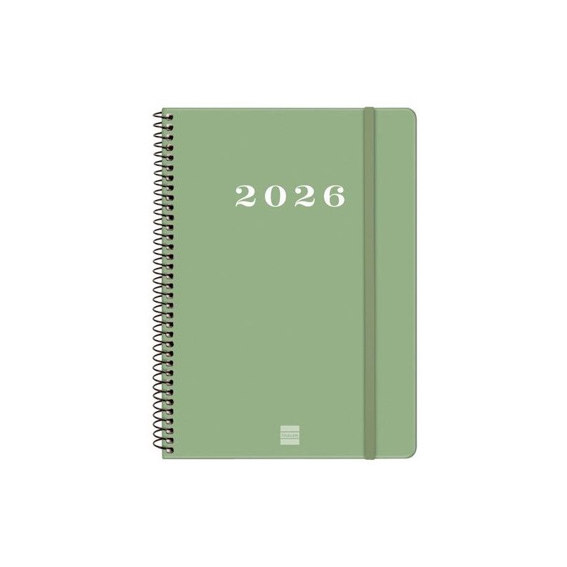 743502026 FINOCAM AGENDA ESPIRAL MY E10-155X212MM SVH TAPA DURA VERDE 2026