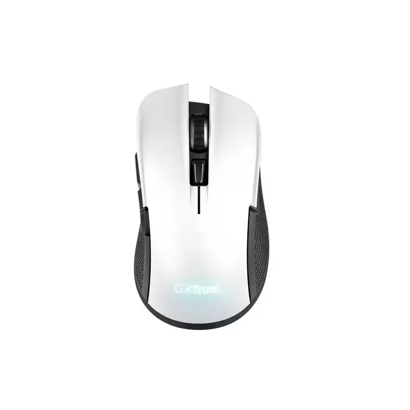 24889 TRUST RATÓN GAMING GXT 923W INALÁMBRICO RECARGABLE 7200 DPI 6 BOTONES DIESTRO ILUMINACIÓN LED BLANCO