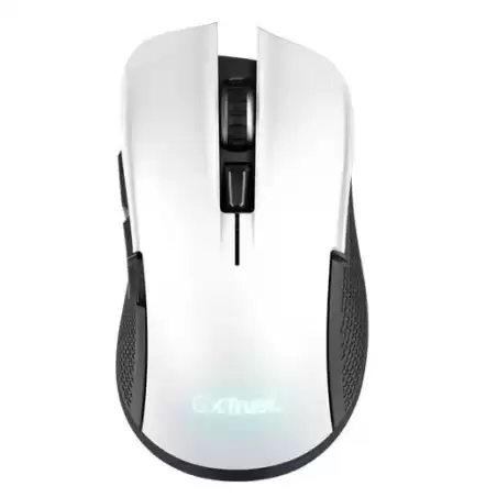 24889 TRUST RATÓN GAMING GXT 923W INALÁMBRICO RECARGABLE 7200 DPI 6 BOTONES DIESTRO ILUMINACIÓN LED BLANCO