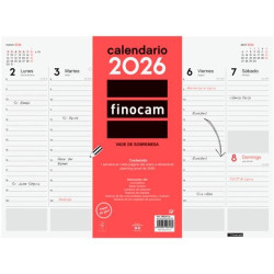 780240026 FINOCAM VADE CALENDARIO ENCOLADO 420X310MM SVV NEUTRO 2026