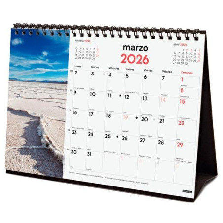 780324926 FINOCAM CALENDARIO DE SOBREMESA PARA ESCRIBIR S-210X150MM MV IMÁGENES NATURALEZA 2026