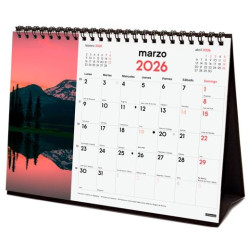 780325226 FINOCAM CALENDARIO DE SOBREMESA PARA ESCRIBIR S-210X150MM MV IMÁGENES ATARDECERES MÁGICOS 2026